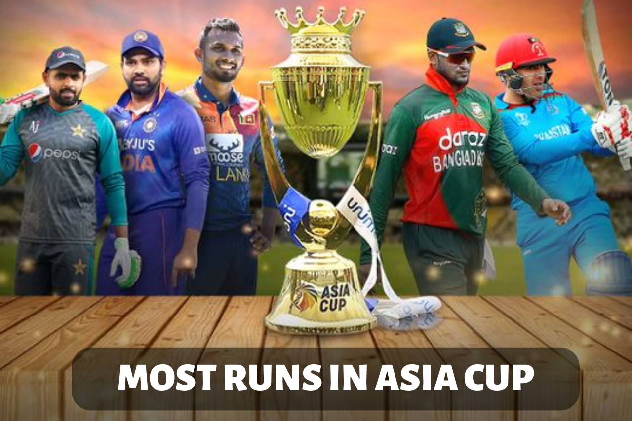 Most Runs In ASIA Cup