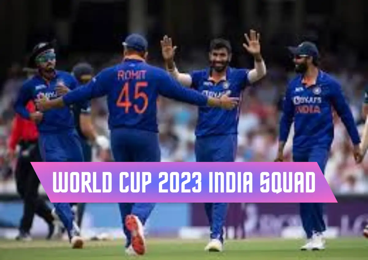 India World Cup Squad 2023