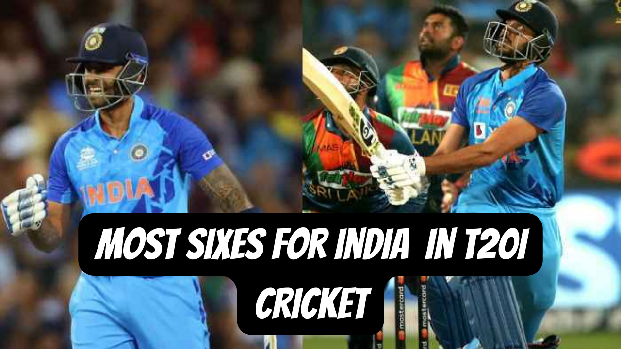 Most sixes for India