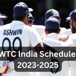WTC India Schedule 2023-2025