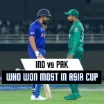 IND vs PAK Head to Head in Asia Cup