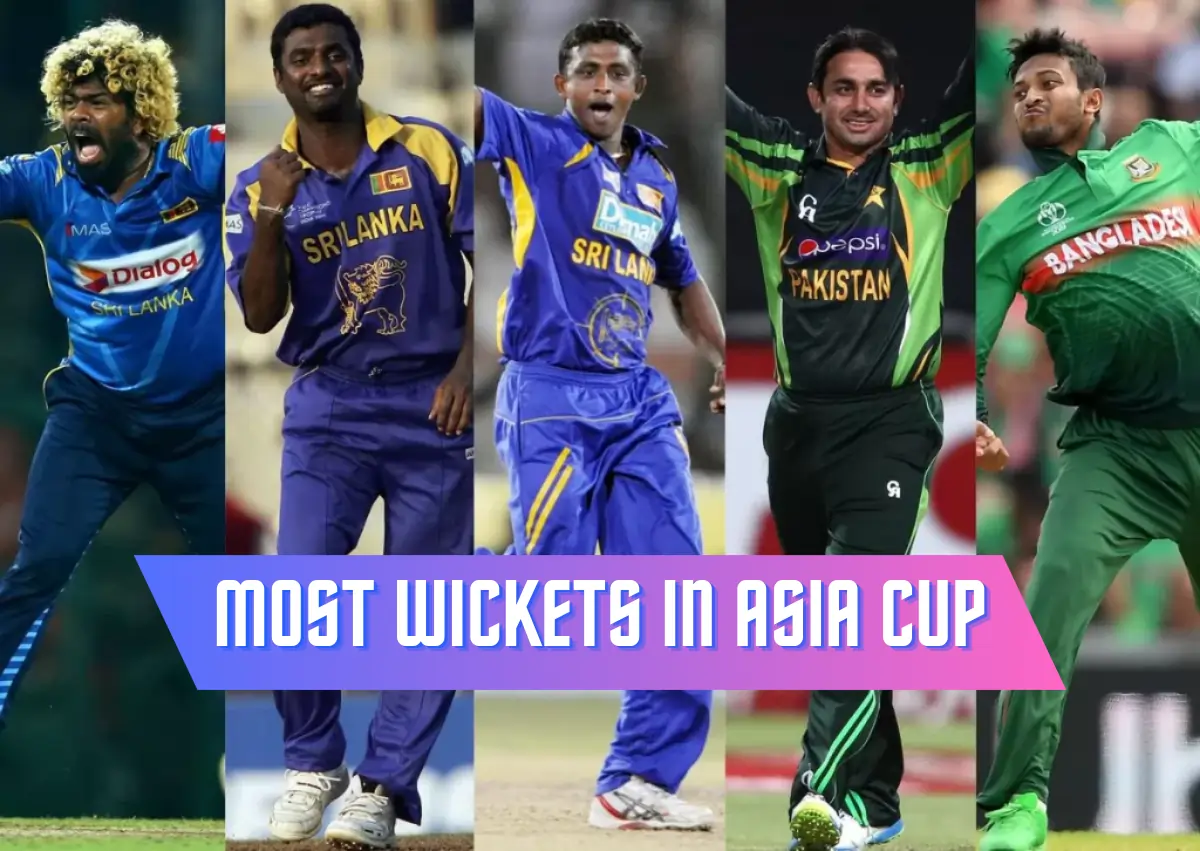 MOST WICKETS IN ASIA CUP