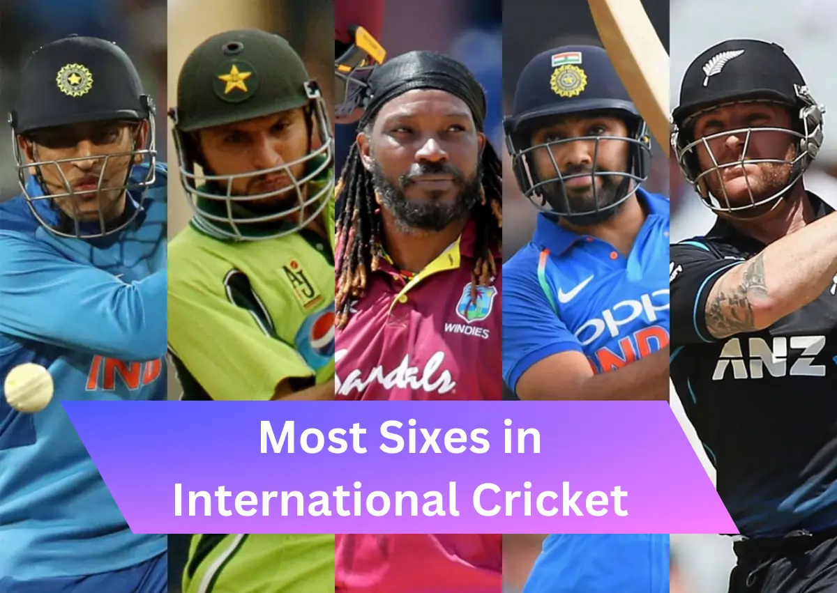 Most Sixes in International Cricket