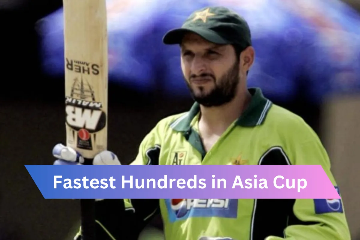 Fastest Hundreds in Asia Cup
