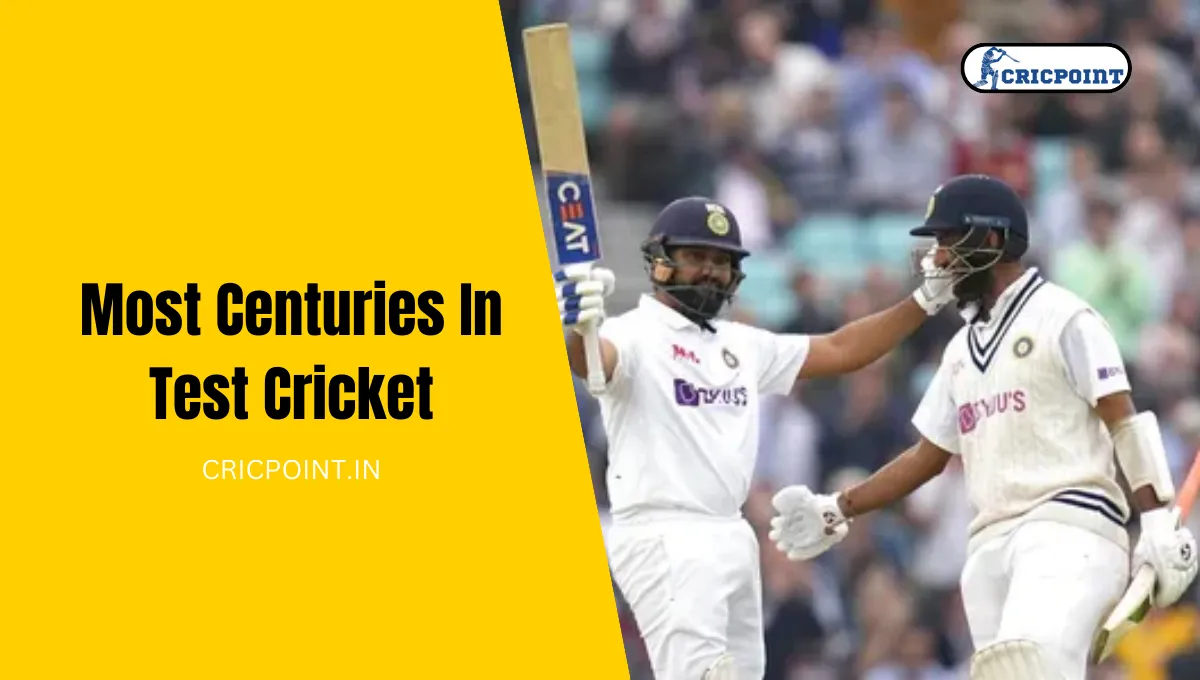 Most Centuries In Test Cricket