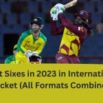 Most Sixes in 2023 in International Cricket (All Formats Combined)