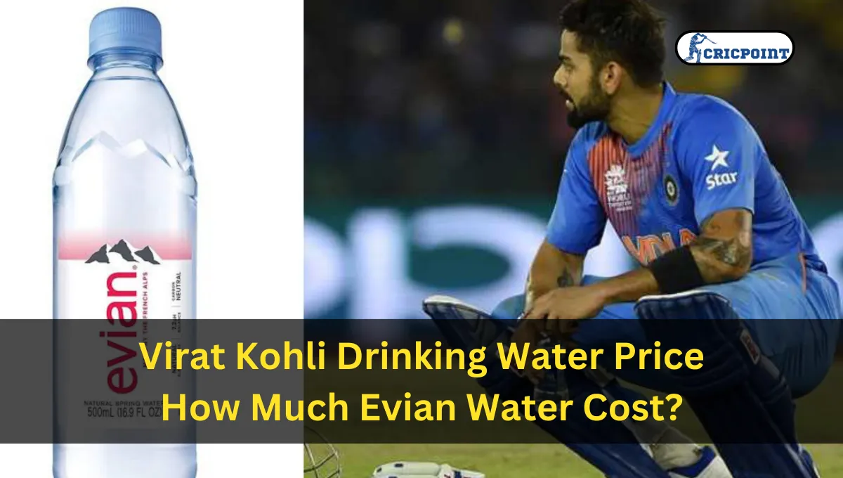 virat kohli drinking water price