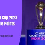 ODI World Cup 2023 Schedule – Points