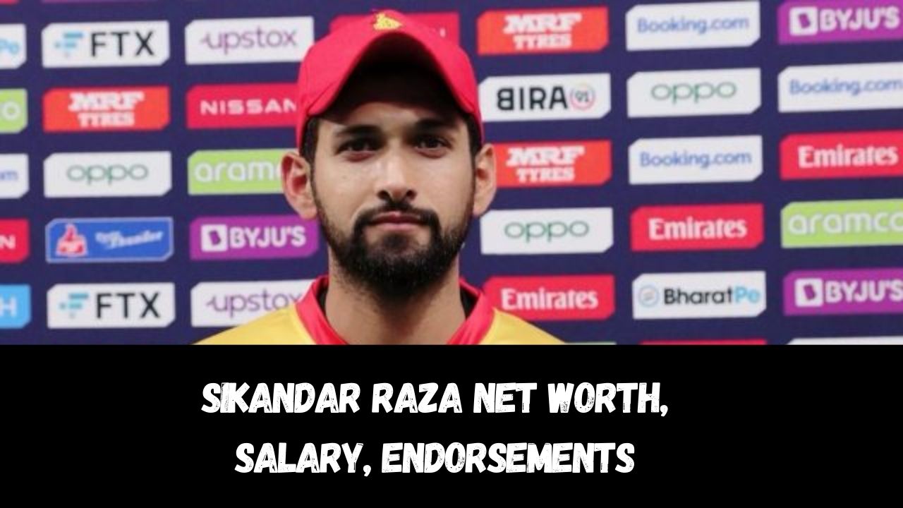 Sikandar Raza Net Worth, Salary, Endorsements