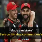 AB de Villiers on his viral comment on Virat Kohli