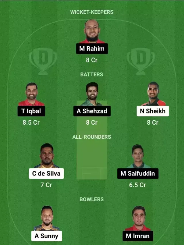 DD vs FBA Dream11 Prediction