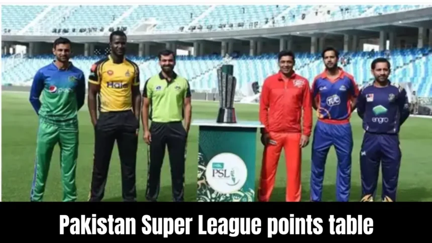 Pakistan Super League points table