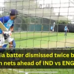 Star India batter dismissed twice by rookie bowler in nets ahead of IND vs ENG 3rd Test
