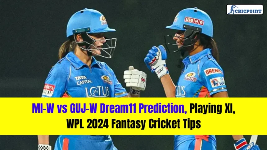 MI-W vs GUJ-W Dream11 Prediction