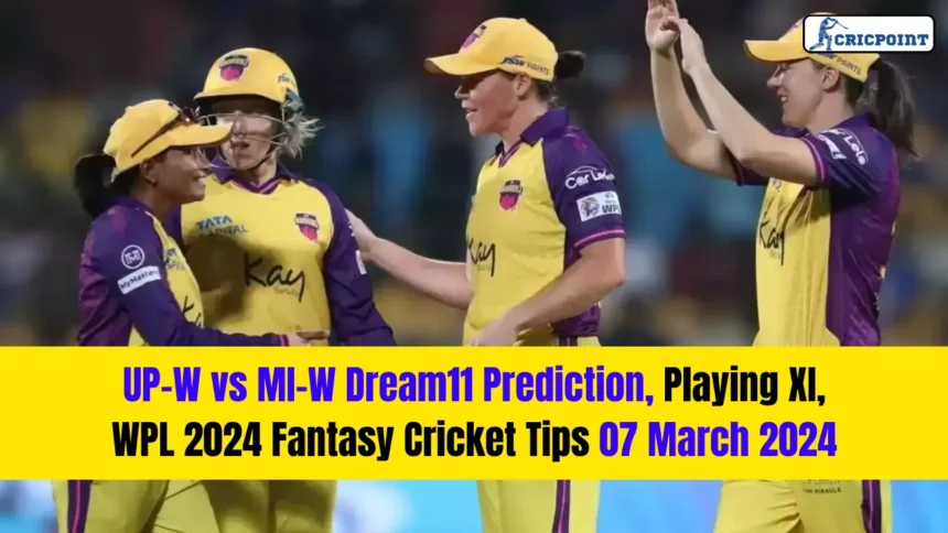 UP-W vs MI-W Dream11 Prediction