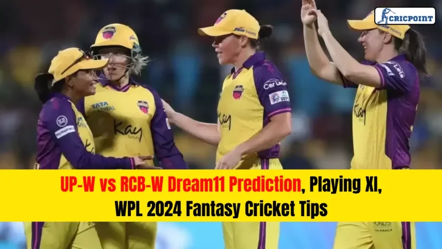 UP-W vs RCB-W Dream11 Prediction