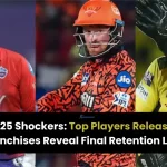 IPL 2025 retained players
